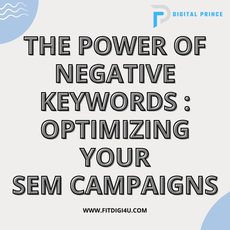 the power of negative keywords